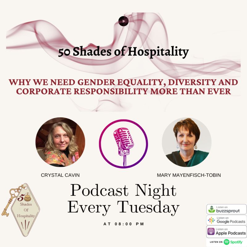 50 Shades of Hospitality Podcast: Why we need Gender Equality, Diversity and Corporate Responsibility more than ever.